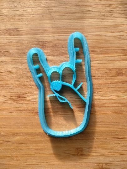 stl fichier cornes rochers biscuit coupeur 3d imprimante imprimé modèle cuisine impression loisir diy 3D print model - Mito3D