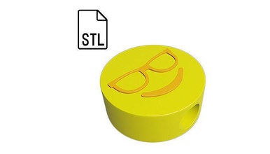 stl file of straw topper sunglass smiley 3d printing stlfiles stereolithography strawtopper strawdecorator strawbuddies for3dprintingonly 3dprintreadymodel plaprinting fdm digitaldownload newstl 3dprint blender3d decorator partyproduct fun3dprint for3dprinter sunglasssmiley hobby diy 3d print model - Mito3D