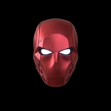 stl files titans season 3 red hood mask helmet cosplay redhood batman dc comics deathstroke hobby diy 3d print model - Mito3D