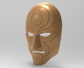 stl máscara amon 3d 3dmodel 3dprint Moda ropa partido cara cg 3d print model - Mito3D
