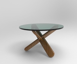 stl-Modell demo Haus Möbel Stuhl Tabelle Holz design Innenraum Luxus 3d print model - Mito3D