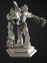 stone golem guardian druid fantasy rpg dungeons dragon mmorpg fort orc troll wizard miniature gamboard tabletop games toys board 3d print model - Mito3D