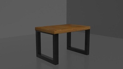 taburete madera piernas stul mueble modelo interior stol metal escritorio ciencias arquitectónico 3d print model - Mito3D