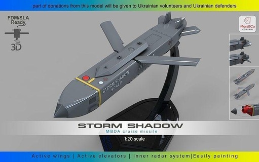 storm shadow scalp air-launched cruise missile 3d print model stormshadow mbda cruisemissile aircraft airplane 3dprintmissile 3dprintweapon franceweapon greatbritainweapon bomb rocket cruisemissilerocket hobby diy 3d print model - Mito3D
