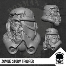 storm trooper zombie slayer head 6 inch action figures gi joe star wars marvel legends custom figure guns diorama escale gear armor military toys games 3d print model - Mito3D