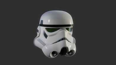 stormtrooper casque 3d impression portable modèle art 3d print model - Mito3D