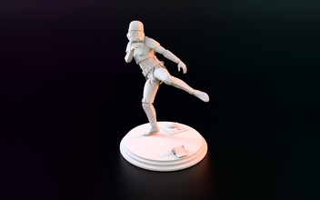 stormtrooper art star wars last jedi tlj storm trooper ep8 helmet other cosplay vader sculptures 3d print model - Mito3D
