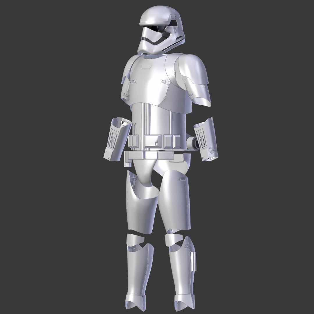 stormtrooper armor first order star wars ep7 episode 7 cosplay stl 3d clone trooper rogue force awakens hobby diy 3D print model - Mito3D