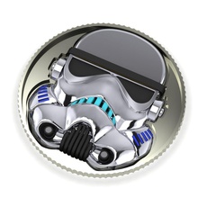 stormtrooper coin starwar jedi lightsaber vader luke jewelry art model 3d print model - Mito3D