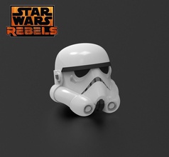capacete de stormtrooper - star wars rebeldes jogos-brinquedos estrela guerras dave filoni darth vader sabre luz original trilogia jogos brinquedos 3d print model - Mito3D