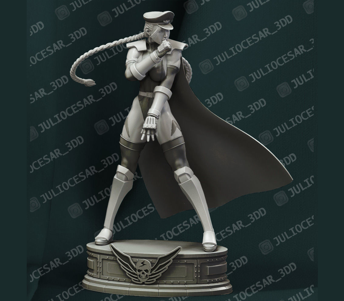 rue combattant shadaloo cammy dictateur bison ryu ken chun li batman goku chat noir harley fille sakura jeu vidéo jeux jouets art sculptures 3D print model - Mito3D