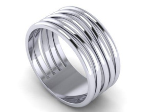 çizgili yüzük 3djewelry cad elmas zarif nişan moda gem altın takı jewelryprint jewelrywax değerli printversion Gümüş düğün konuda devamlılık lüksü hediye freze 3d print model - Mito3D