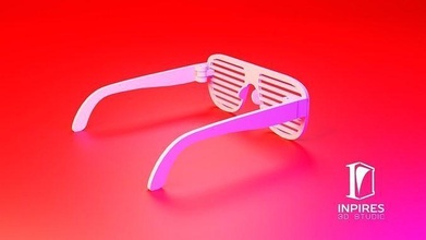forte mode lunettes kanyewest kanye l'obtention diplôme goutte style accessoire imprimable 3d print model - Mito3D