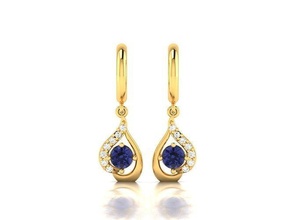 stud earring jewelry diamond cluster dome fashion trends women female men male unisex mix size earrings 3d print model - Mito3D