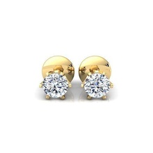 viga brinco 3d modelo render jóia gema Casamento noivado jóias diamante imprimível anel ouro joalheria moda esterlina pingente colar beleza argolas brincos 3d print model - Mito3D