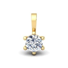 Goujon solitaire 3d modèle bijou gemme mariage engagement bijoux diamant imprimable bague or mode sterling pendentif Collier beauté anneaux pendentifs 3d print model - Mito3D