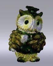 studieuse chouette ornement art owl de la bibliothèque vie décoration des détails forme animal livre numérisée imprimée les analyses répliques 3d imprimable 3d print model - Mito3D