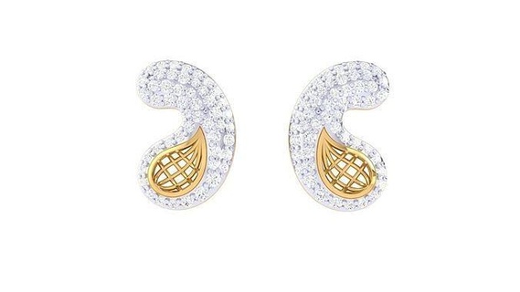 clous boucles d'oreilles 33 bijoux imprimable gemme cerceaux huggies platine argent bijou mariage diamant or engagement précieux luxe longue laissez tomber 3d print model - Mito3D