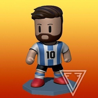 yanılmak beyler Messi Juegos Juguetes karakter oyunlar oyuncaklar miniatura figürinler Sanat gösterim impresion3d oyun juego 3d print model - Mito3D