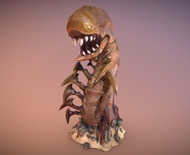 stygian death worm stl chronopia monster desert tabletop wargame games toys board 3d print model - Mito3D