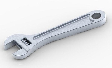 elegante ajustable llave inglesa destornillador reparar tornillo herramienta juguete maquinaria industria mano herramientas mecánico nuez enchufe métrico hardware martillo mech pasatiempo bricolaje diy 3d print model - Mito3D