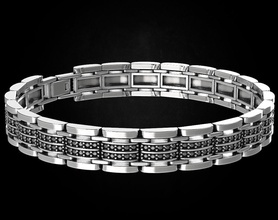 stylish bracelet stones any size 453 jewelry 3dprinted design fashion gold golden jewel jewellery print printabl printable printing prototyping silver bracelets 3d print model - Mito3D
