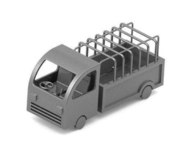 elegante mini camion macchina bicicletta auto sport classico veicolo gara scienza ingegneria concetto velocità pesante tendenza carburante trasporto meccanico robot grande 3d print model - Mito3D