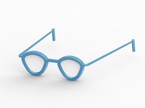 elegante gafas vaso cuadro lente belleza vestir ojo sol móvil juegos personaje humano ropa Moda lujo ligero reflejar accesorio lentes 3d print model - Mito3D