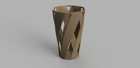 stylish vase 11 pot desk flower design decor houseware plant house printer 3d 3d print model - Mito3D