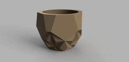 elegante vaso 13 pentola Casa arredamento design casalinghi scrivania pianta stampante 3d 3d print model - Mito3D