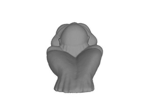 stylized desperate man figurine art wooden figure scan scans replicas 3d print model - Mito3D
