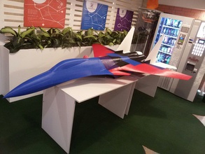 su 37 impresso modelo 3dprint lutador aeronave avião passatempo faça 3d print model - Mito3D