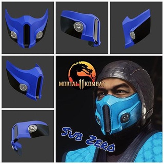 alt sıfır maske ölümlü kombat 11 kriyoman savaşçı zırh kask mkx mk9 mk11 ölümüne kavga akrep çaylak Saibot ermac yağmur Sigara içmek sürüngen moda 3d print model - Mito3D