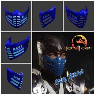 sub cero máscara mortal kombat 11 lin kuei clan grandioso Maestro casco armadura cosplay mkx mk9 mk11 novato saibot escirpion fumar ermac reptil lluvia Moda 3d print model - Mito3D