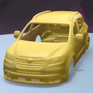 subaru tribo 2010 imprimível carro corpo fenda escalextrico Tamiya rc miniz controle rastejante ninco Kyosho scx axial jogos brinquedos acessórios 3d print model - Mito3D