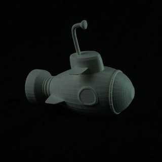 submarine water bath swim ocean bathtub slide art sculptures 3d print model - Mito3D