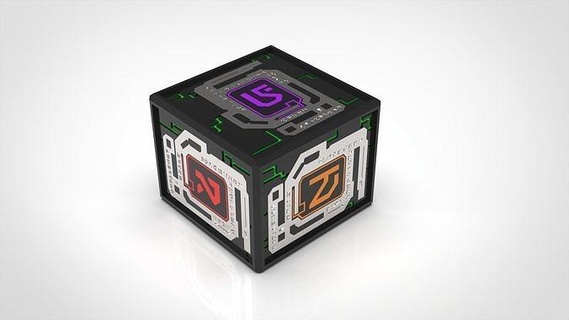 subnautica cube alien tablets candle holder ion material tech technology crystal box container terminal games game item zero artifact house accessories 3d print model - Mito3D