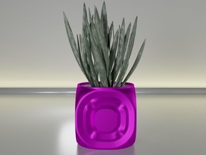 succulent plante pot 20 cactus flore feuille fleur aloès croissance botanique bol décoration vaisselle jardinage accueil maison bureau vase décor 3d print model - Mito3D