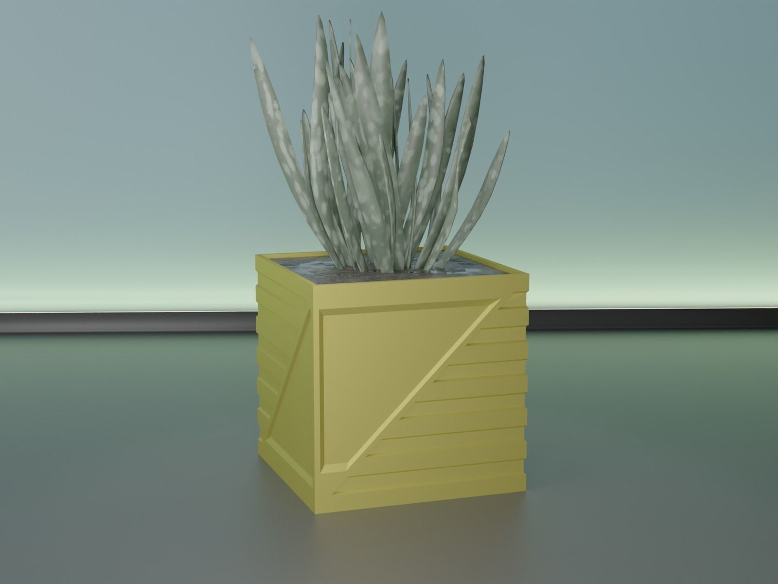 succulent plante pot 30 cactus nature flore fleur forme abstrait bol vase articles ménagers vaisselle général décor botanique jardinage vert maison drainer 3D print model - Mito3D