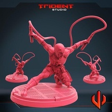 intihara meyilli şeytan adam kahraman oyuncaklar heykeller minyatürler masaüstü oyunlar 3d print model - Mito3D