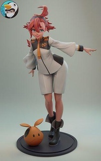 calcetín mercurio móvil traje gundam bruja mapache anime personaje 3d 3dprint juegos juguetes 3d print model - Mito3D