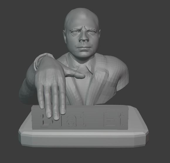 solimán cakir busto kurtlar vadisi suleymancakir polat arte esculturas 3D print model - Mito3D