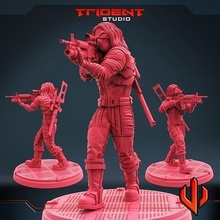 soldat art jouets héros miniatures sculpture table jeux planche 3d print model - Mito3D