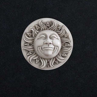 sun pendant art sculptures jewelry 3d print model - Mito3D