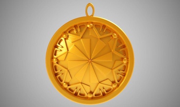 sun pendant jewelry astrology concept cosmos drawing eclipse element ethnic light lunar magic mystic nature religion sacred sign solar space spiritual star necklaces 3d print model - Mito3D