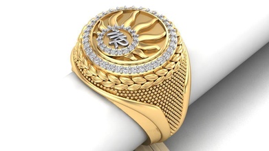 Sol anel ouro luxo brilhando joalheria amar elegante moda prata esterlina diamante imprimível Casamento noivado jóia jóias beleza platina argolas 3d print model - Mito3D