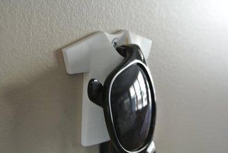 gafas sol soporte montar pared decoración camisetas casa accesorios alto elevación vela encendiendo 3d print model - Mito3D