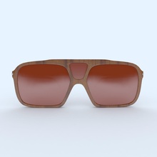 dom vaso marrón cuadro gafas sol gafas protección anteojos ultravioleta vista moda plastico accesorio belleza especificaciones óptico visión lentes aumentar ojo 3d print model - Mito3D