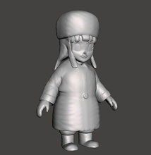 suno 3d modello ragazza in cappotto cappello drago palla dbz sfera giochi giocattoli 3d print model - Mito3D