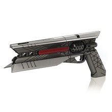 sunshot red dwarf exotic hand cannon destiny ace of spades cayde reddwarf games toys 3d print model - Mito3D